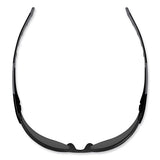 Skullerz Saga Frameless Safety Glasses, Black Nylon Impact Frame, Anti-fog Smoke Polycarb Lens, Ships In 1-3 Business Days