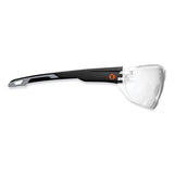 Skullerz Vali Frameless Safety Glasses, Matte Black Nylon Impact Frame, Clear Polycarbonate Lens, Ships In 1-3 Business Days