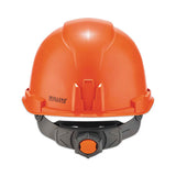 Skullerz 8970led Class E Hard Hat Cap Style With Led Light, Orange, Ships In 1-3 Business Days