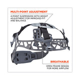 Skullerz 8970led Class E Hard Hat Cap Style With Led Light, Orange, Ships In 1-3 Business Days