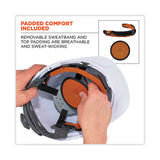 Skullerz 8970led Class E Hard Hat Cap Style With Led Light, Orange, Ships In 1-3 Business Days