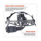 Skullerz 8972led Class C Hard Hat Cap Style With Led Light, White, Ships In 1-3 Business Days