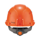 Skullerz 8972led Class C Hard Hat Cap Style With Led Light, Orange, Ships In 1-3 Business Days