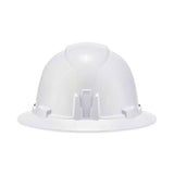 Skullerz 8971 Class E Hard Hat Full Brim, White, Ships In 1-3 Business Days