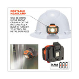 Skullerz 8971led Class E Hard Hat Full Brim With Led Light, White, Ships In 1-3 Business Days