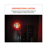 Skullerz 8993 Hard Hat Safety Light, 1.5 X 3 X 1.5, Black, Ships In 1-3 Business Days