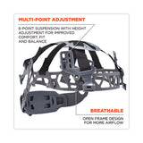 Skullerz 8975v Class C Safety Helmet W/8991 Visor Kit, Smoke Lens, 6-pt Ratchet Suspension, White, Ships In 1-3 Business Days