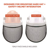Skullerz 8999 Mesh Face Shield Replacement For Hard Hat And Safety Helmet, Black, Ships In 1-3 Business Days