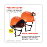 Skullerz 8974-mips Class E Safety Helmet With  Mips Elevate Ratchet Suspension, Orange, Ships In 1-3 Business Days