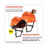 Skullerz 8975-mips Class C Safety Helmet With  Mips Elevate Ratchet Suspension, Orange, Ships In 1-3 Business Days