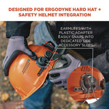 Skullerz 8880 Nrr 26db Hard Hat Mounted Earmuffs, Cap-style, Gray, Ships In 1-3 Business Days