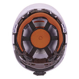 Skullerz 8976led Class E Safety Helmet With Led Light, 6-point Rachet Suspension, White, Ships In 1-3 Business Days