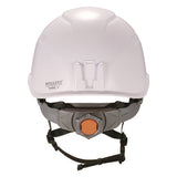 Skullerz 8977 Class C Safety Helmet With Adjustable Venting, 6-point Rachet Suspension, White, Ships In 1-3 Business Days