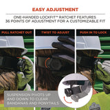 Skullerz 8967 Class E Lightweight Cap-style Hard Hat, 6-point Rachet Suspension, Blue, Ships In 1-3 Business Days