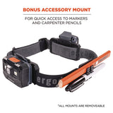 Skullerz 8980 Headband Light Mount With Fabric Strap, Ships In 1-3 Business Days
