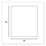 Trendsetter Chair Mat For Medium Pile Carpet, 36 X 48, Driftwood, Ships In 4-6 Business Days
