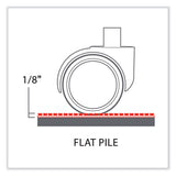 Everlife Chair Mat For Flat Pile Carpet With Lip, 36 X 48, Clear, Ships In 4-6 Business Days