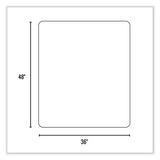 Everlife Chair Mat For Medium Pile Carpet, 36 X 48, Clear, Ships In 4-6 Business Days