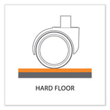Everlife Chair Mat For Hard Floors, Heavy Use, Rectangular, 36 X 48, Clear, Ships In 4-6 Business Days