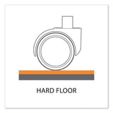 Everlife Chair Mat For Hard Floors, Heavy Use, Rectangular, 60 X 96, Clear, Ships In 4-6 Business Days