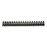 Plastic Comb Bindings, 1 1/2" Diameter, 340 Sheet Capacity, Black, 50/pack