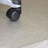 Ecotex Marlon Bioplus Rectangular Polycarbonate Chair Mat For Low/medium Pile Carpets, Rectangular, 35 X 47, Clear