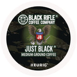 Just Black Coffee K-cups, 88/carton