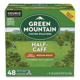 Half-caff Coffee K-cups, 0.33 Oz, 48/box