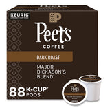 Major Dickason's Blend K-cups, 0.44 Oz, 88/carton
