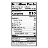 Chocolate Chip Cookie, 2 Oz Packet. 12/pack, Ships In 1-3 Business Days