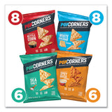 Popped Corn Chips Snacks Variety Pack, Assorted Flavors, 1 Oz Bag, 28/pack, Ships In 1-3 Business Days