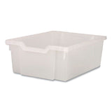 Callero Makerhub Trolley Set 01, Metal, (2) Magnetic Whiteboards, (4) F2 Deep Bins, 27.4" X 17.3" X 56.3", Silver/trans Frost