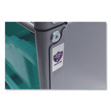 Callero Plus Shield Treble Trolley Set 03, Antimicrobial, Metal, 24 F1 Shallow Bins, 40.6" X 17.3" X 41.5", Silver/trans Kiwi
