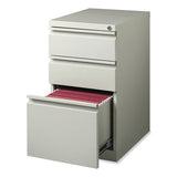 Full-width Pull 20 Deep Mobile Pedestal File, Box/box/file, Letter, Lt Gray, 15 X 19.88 X 27.75, Ships In 4-6 Business Days