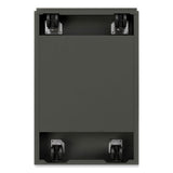 Arch Pull 20 Deep Mobile Pedestal File, 2 Drawer, Box/file, Letter, Charcoal, 15 X 19.88 X 23.75, Ships In 4-6 Business Days
