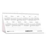 Recycled Gardens Of The World Monthly Desktop Calendar, Garden Scene Photography, 8.5 X 4.25, White, 12-month (jan-dec): 2025