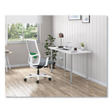 Ignition 2.0 4-way Stretch Mid-back Mesh Task Chair, Green Adjustable Lumbar Support, Basalt/fog/white,ships In 7-10 Bus Days