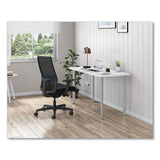 Ignition 2.0 4-way Stretch Mid-back Mesh Task Chair, Navy Blue Adjustable Lumbar Support, Black, Ships In 7-10 Business Days