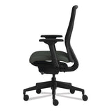 Nucleus Series Recharge Task Chair, Supports Up To 300 Lb, 16.63 To 21.13 Seat Height, Iron Ore Seat, Black Back, Black Base