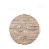 Topalit Tables, Round, 24" Dia X 42"h, Washington Pine Top, Black Aluminum Base/legs