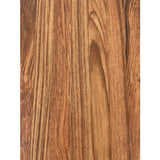 Topalit Tables, Round, 24" Dia X 42"h, Teak Top, Black Aluminum Base/legs