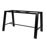 Midtown Bistro Dining Table With Four Coral Kool Barstools, 36 X 72 X 41, Designer White, Ships In 4-6 Business Days