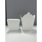 Food Pail, 32 Oz, 4 X 3.69 X 4.55, White, Paper, 400/carton