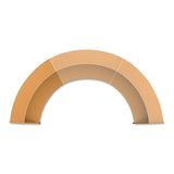 Reception Desk, 72 X 32 X 46, Cherry, Ships In 1-3 Business Days