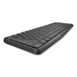 Mk235 Wireless Keyboard And Optical Mouse Combo, 2.4 Ghz Frequency, 33 Ft Wireless Range, Black