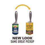 Extreme Clean Lint Roller, 4" X 54.59 Ft, 100 Sheets/roll, 2/pack