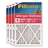 Allergen Defense Air Filter, 20 X 30, 4/carton
