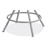 6500 Series Height Adjustable Heavy Duty Padded Swivel Stool, Supports 500lb, 24"-30" Seat Height, Gray,ships In 1-3 Bus Days