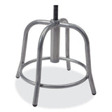 6800 Series Height Adj Metal Seat Stool, Supports 300 Lb, 18"-24" Seat Ht, Persian Blue Seat/gray Base, Ships In 1-3 Bus Days