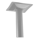 Cafe Table, 36" Diameter X 36h, Round Top/base, Mahogany Top, Gray Base, Ships In 1-3 Business Days